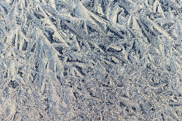 Texture image of an icy surface