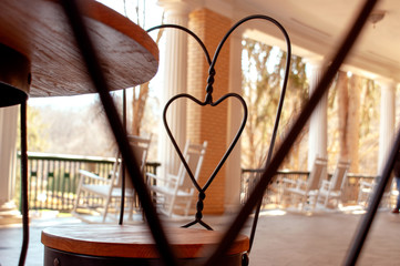 Hearts in chairs