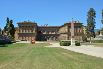 Obraz premium The garden giardino di Boboli in Florence