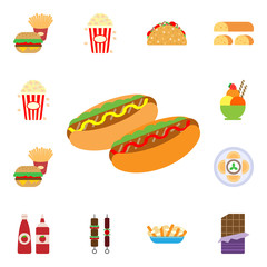 Hotdog icon. International Food icons universal set for web and mobile