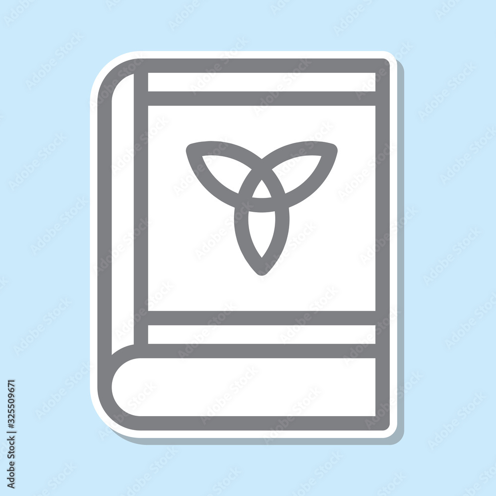 Aufkleber celtic sticker icon. simple thin line, outline vector of mythology icons for ui and ux, website or m
