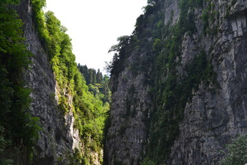 road among the mountains. Abkhazia