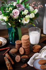 Buckwheat  vegan graham cracker...style rustic