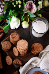 Buckwheat  vegan graham cracker...style rustic