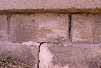Crack In A Older Home Foundation 