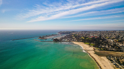 Fototapeta premium Southern California Coastal Beach Town