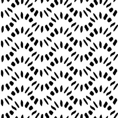 Abstract hand drawn seamless pattern. Ink mark.