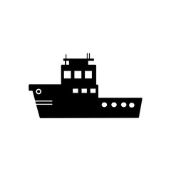 Water transport, ship icon. Simple vector boat icons for ui and ux, website or mobile application