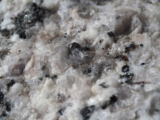 Unpolished Granite from Yosemite Closeup
