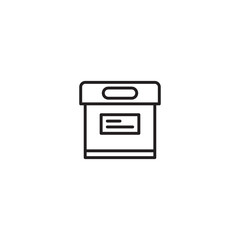 Archive Storage Icon Vector for your web site design or mobile app, graphic design, UI. EPS10. Vector illustration