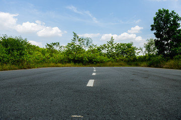 A road to nowhere in the Malaysian rainforest. The street was build but the destination didn't...