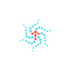 Abstract technology logo, Vector logo design template for business. Innovation sign.