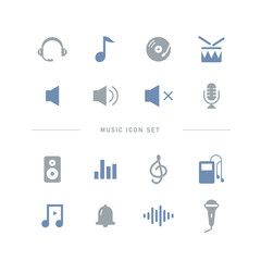 MUSIC ICON SET