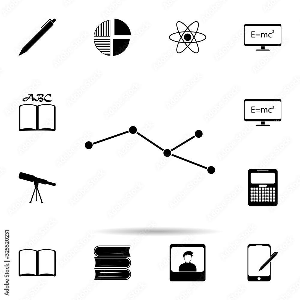 Aufkleber heavenly constellation icon. universal set of university life for website design and development, ap