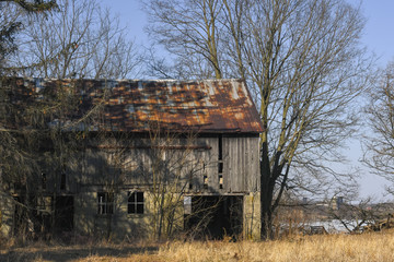 abandoned barn