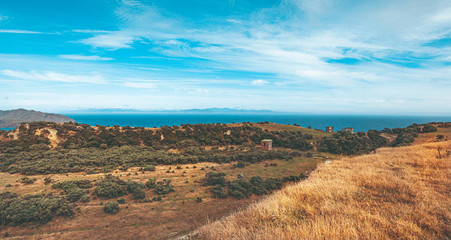 Makara beach natural scenes in Wellington, New Zealand