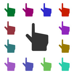 Obraz premium Selection tool multi color style icon. Simple glyph, flat vector of web icons for ui and ux, website or mobile application