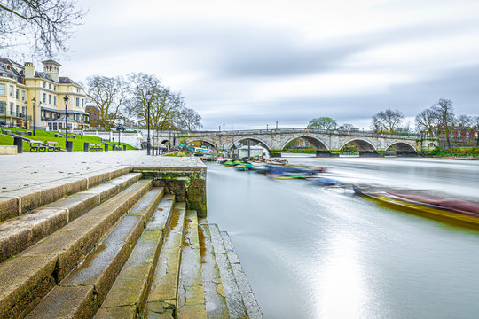 Richmond bridge in the winter morning, London
