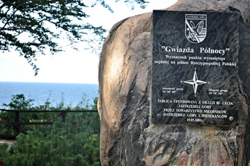 Przylądek Rozewie, jastrzebia Góra, najdalej na północ wysunięty punkt Polski
