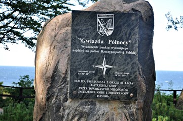 Przylądek Rozewie, jastrzebia Góra, najdalej na północ wysunięty punkt Polski