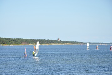 Windsurfing na Zatoce Puckiej,  Jurata, Polska