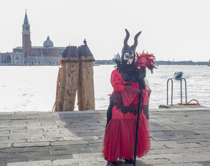 Venice Masks of the Carnival edition 2020 before its interruption due to the spread of coronavirus...