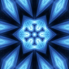 Obraz premium Abstract Fractal Kaleidoscope Pattern Texture for Wallpaper or Tiles Floor