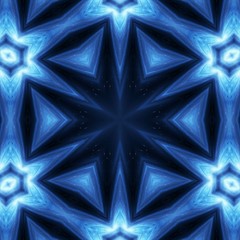 Abstract Fractal Kaleidoscope Pattern Texture for Wallpaper or Tiles Floor