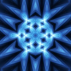 Abstract Fractal Kaleidoscope Pattern Texture for Wallpaper or Tiles Floor