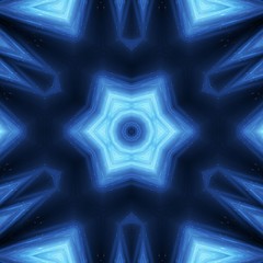 Abstract Fractal Kaleidoscope Pattern Texture for Wallpaper or Tiles Floor