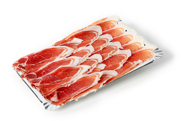 Delicious Iberian sausages ready to eat