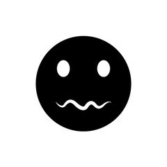 Bad, sad emoji, emoticon icon