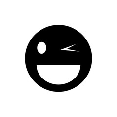 Emoticon, emoji icon happy