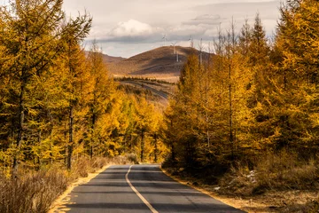 Fototapete Route 66 Mountains in autumn  © Jack