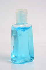 Alcohol Gel Hand Sanitizer on white background