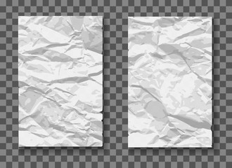 Crumpled paper mockups