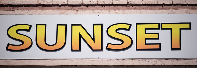 Sunseet Sign