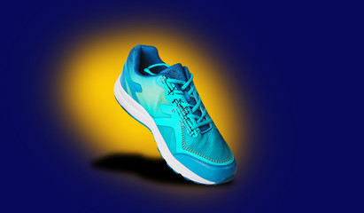 Sports shoes for health That separates from the background clipping part