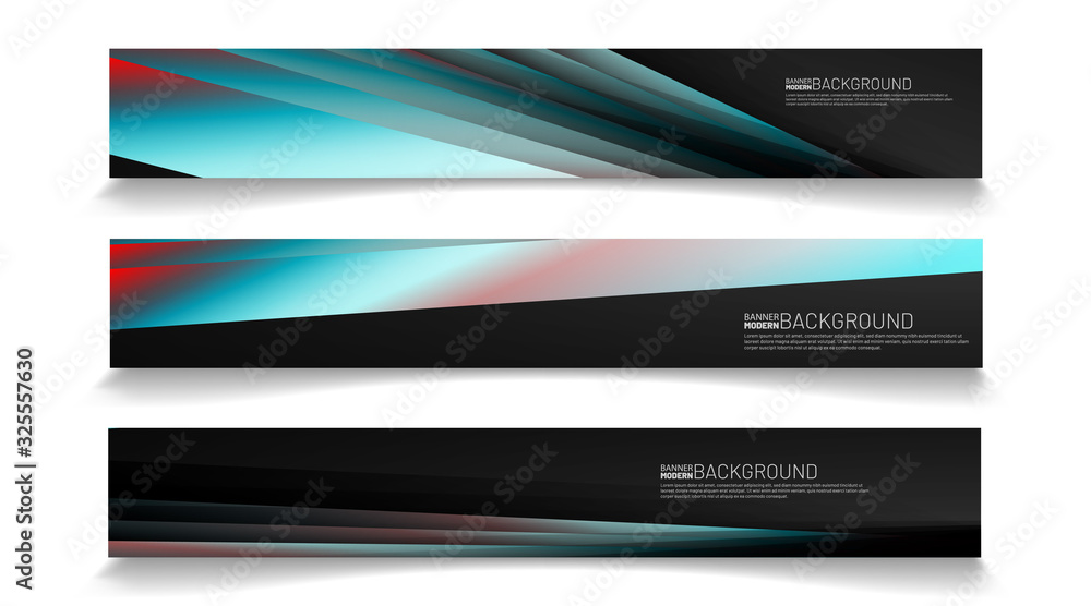 Sticker modern web banner background. abstract vector template design. light effect illustration