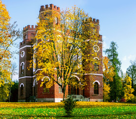 ST. PETERSBURG, RUSSIA - 6 October 2019: Arsenal Pavilion, which is situated in the Alexandrovsky...