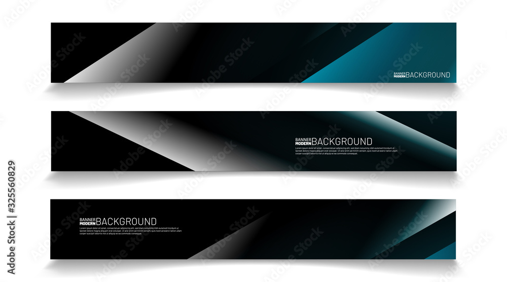 Sticker modern web banner background. abstract vector template design. light effect illustration