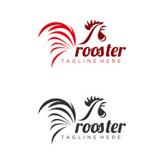 Fototapeta premium Rooster Company Logo Vector Template Design