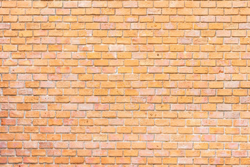 Abstract and surface old brown brick wall texture