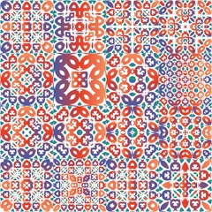 Antique talavera tiles patchworks.