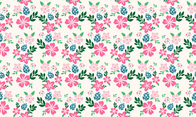 Easter egg design pattern background, with beautiful of leaf and rose flower design.