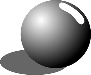 abstract ball isolated on white background