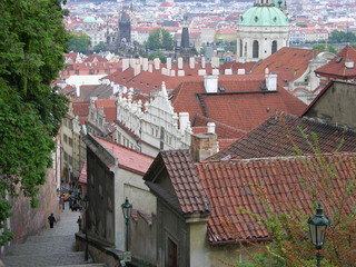 Prague, Czech Republic, Cityscape with Charles Bridge