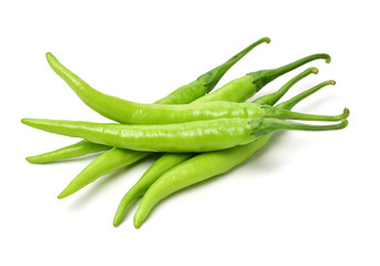 peppers on a white background