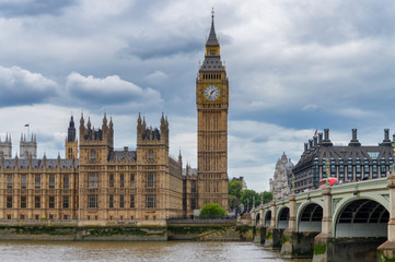Fototapeta na wymiar London Parliament and Big Ben