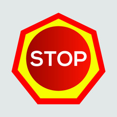 stop road sign